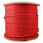 Picture of 1000ft Non-Terminated Red CAT 6A PVC Bulk Cable