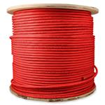 Picture of 1000ft Non-Terminated Red CAT 6A Shielded PVC Bulk Cable