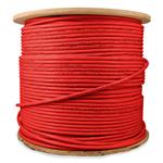 Picture of 1000ft Non-Terminated Red CAT 6A Shielded PVC Bulk Cable