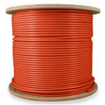 Picture of 1000ft Non-Terminated Orange CAT 6A Shielded Plenum-Rated Bulk Cable