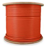 Picture of 1000ft Non-Terminated Orange CAT 6A Shielded Plenum-Rated Bulk Cable