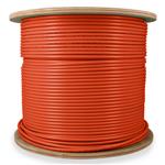 Picture of 1000ft Non-Terminated Orange CAT 6A Shielded Plenum-Rated Bulk Cable