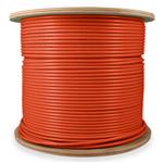 Picture of 1000ft Non-Terminated Orange CAT 6A Shielded Plenum-Rated Bulk Cable