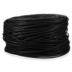 Picture of 1000ft Non-Terminated Black CAT 6 Plenum-Rated Bulk Cable TAA