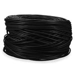 Picture of 1000ft Non-Terminated Black CAT 6 Plenum-Rated Bulk Cable TAA
