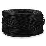 Picture of 1000ft Non-Terminated Black CAT 6 Plenum-Rated Bulk Cable TAA