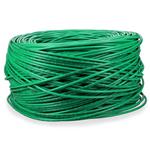 Picture of 1000ft Non-Terminated Green CAT 6 Plenum-Rated Bulk Cable TAA