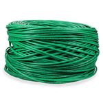 Picture of 1000ft Non-Terminated Green CAT 6 Plenum-Rated Bulk Cable TAA