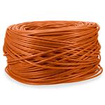 Picture of 1000ft Non-Terminated Orange CAT 6 Plenum-Rated Bulk Cable TAA