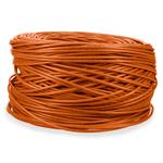 Picture of 1000ft Non-Terminated Orange CAT 6 Plenum-Rated Bulk Cable TAA