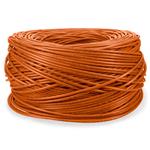 Picture of 1000ft Non-Terminated Orange CAT 6 Plenum-Rated Bulk Cable TAA