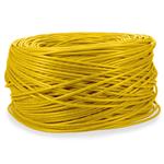 Picture of 1000ft Non-Terminated Yellow CAT 6 Plenum-Rated Bulk Cable TAA