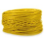 Picture of 1000ft Non-Terminated Yellow CAT 6 Plenum-Rated Bulk Cable TAA