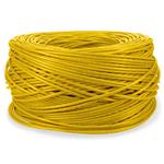 Picture of 1000ft Non-Terminated Yellow CAT 6 Plenum-Rated Bulk Cable TAA