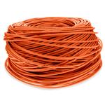 Picture of 1000ft Non-Terminated Orange CAT 6 Shielded PVC Bulk Cable