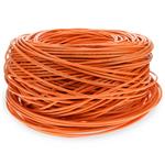 Picture of 1000ft Non-Terminated Orange CAT 6 Shielded Plenum-Rated Bulk Cable