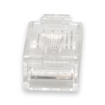 Picture of 100-Pack of Clear, CAT6 RJ-45 Connectors