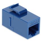 Picture of Cat6 RJ-45 (Female) to RJ-45 (Female) Blue Inline Coupler