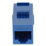 Picture of Cat6 RJ-45 (Female) to RJ-45 (Female) Blue Inline Coupler