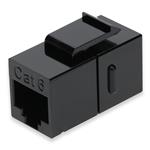 Picture of Cat6 RJ-45 (Female) to RJ-45 (Female) Black Inline Coupler