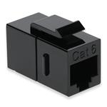 Picture of Cat6 RJ-45 (Female) to RJ-45 (Female) Black Inline Coupler