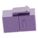 Picture of Cat6 RJ-45 (Female) to RJ-45 (Female) Purple Inline Coupler