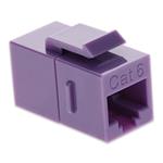 Picture of Cat6 RJ-45 (Female) to RJ-45 (Female) Purple Inline Coupler