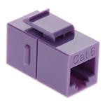 Picture of Cat6 RJ-45 (Female) to RJ-45 (Female) Purple Inline Coupler