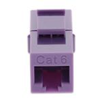 Picture of Cat6 RJ-45 (Female) to RJ-45 (Female) Purple Inline Coupler