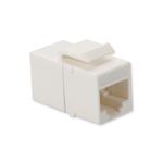Picture of Cat6 RJ-45 (Female) to RJ-45 (Female) White Inline Coupler