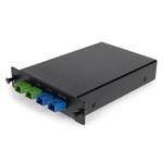 Picture of 1W LGX Coexistence Element w/GPON, XGSPON, and 1625nm OTDR. GPON and XGSPON w/SC, OTDR w/ASC, COM w/ASC