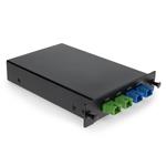 Picture of 1W LGX Coexistence Element w/GPON, XGSPON, and 1625nm OTDR. GPON and XGSPON w/SC, OTDR w/ASC, COM w/ASC