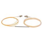 Picture of 3m LC to 2xLC Orange OM2 Simplex OFNR (Riser-Rated) Fiber Colorless Splitter Cable with 3mm OD Jacket and 50/50 Ratio