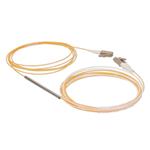 Picture of 3m LC to 2xLC Orange OM2 Simplex OFNR (Riser-Rated) Fiber Colorless Splitter Cable with 3mm OD Jacket and 50/50 Ratio