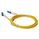 Picture of 10m CS to LC Yellow OS2 Duplex OFNR (Riser-Rated) SMF Fiber Patch Cable