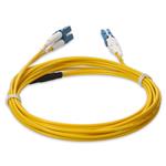 Picture of 10m CS to LC Yellow OS2 Duplex OFNR (Riser-Rated) SMF Fiber Patch Cable