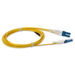 Picture of 10m CS to LC Yellow OS2 Duplex OFNR (Riser-Rated) SMF Fiber Patch Cable