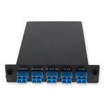 Picture of 2 Channel 1W LGX DWDM MUX and DEMUX (Duplex), ITU 100GHz, Channels 25-26, with Express Port, Monitor Port, and UPC/LC Connectors
