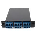 Picture of 8ch 1W LGX DWDM Mux and Demux (Duplex), ITU 100GHz Channel 28 - 35 w/Express, Monitor & 1310 ports, UPC/LC Connectors