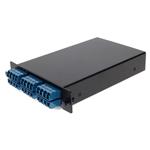 Picture of 8ch 1W LGX DWDM Mux and Demux (Duplex), ITU 100GHz Channel 53 - 60 w/Express, Monitor & 1310 ports, UPC/LC Connectors