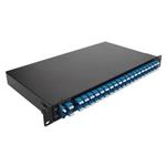 Picture of 40 Channel DWDM MUX and DEMUX, 19in 1U Rack Mount, Channels 21-60, with Dual Monitor Ports