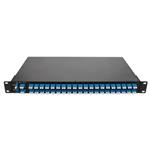 Picture of 40 Channel DWDM MUX and DEMUX, 19in 1U Rack Mount, Channels 21-60, with Dual Monitor Ports