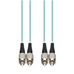 Picture of 3m FC to FC Aqua OM4 Duplex OFNR (Riser-Rated) Fiber Patch Cable