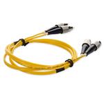 Picture of 3m FC to FC Yellow OS2 Duplex OFNR (Riser-Rated) SMF Fiber Patch Cable