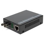 Picture of 10/100Base-TX(RJ-45) to 100Base-LX(ST) SMF 1310nm 20km Media Converter