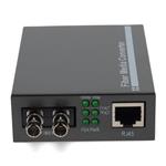 Picture of 10/100Base-TX(RJ-45) to 100Base-LX(ST) SMF 1310nm 20km Media Converter