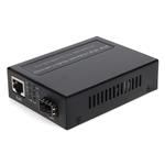 Picture of 10/100Base-TX(RJ-45) to Open SFP Port POE Media Converter