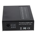 Picture of 10/100Base-TX(RJ-45) to 100Base-FX(LC) MMF 1310nm 2km POE Media Converter