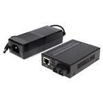 Picture of 10/100Base-TX(RJ-45) to 100Base-LX(SC) SMF 1310nm 20km POE Media Converter