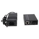 Picture of 10/100Base-TX(RJ-45) to 100Base-LX(SC) SMF 1310nm 20km POE Media Converter